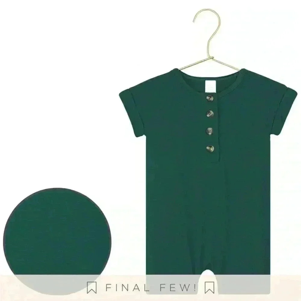 Lou Lou Jordan Green Romper Size 3-6 months - Picture 2 of 4
